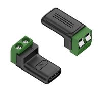 2 Pcs 5V3A Type C Adapter with Housing Game Console Tablet LED Strip Solderless Connector Solderless Charging Adapter for Toys