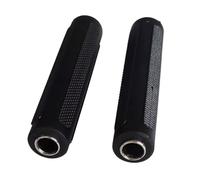 2 pcs 6.35mm (1/4") TRS/TS Female-Female Audio Adapter , Premium Nickel-Plated Straight Coupler , Seamless Extension for Guitar, PA Systems, Speakers, Instruments , High-Fidelity Sound Connectivity ,