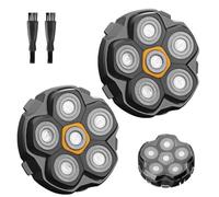 2 pcs 6 Blades head shaver Magnetic Replacement heads for DOAO JoyKoi Solimpia Singphere AEXIRI Head Shaver