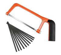 2 PCS 6 Inch Hacksaw for Metal Cutting, Junior Hacksaw with 10 Blades