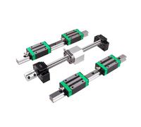 2 PCS 600-1550mm linear guides + 4 PCS HGH20CA carriages + 1 PCS SFU1605 ball screw + BK/BF12 end support + coupling + nut housing(HGR20-600 1605-650)