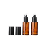 2 Pcs 60ml 2oz Amber Glass Spray Bottles Travel Bottles Small Fine Mist Spray Bottles Cosmetic Spray Bottles Containers Vial for Essential Oil Aromatherapy Makeup Travel