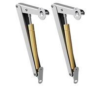 2 Pcs 6KG-20KG Lid Support Hinge, Stay with Soft Close, Heavy Duty Gas Struts, Spring, Slow Lowering Safety, Lids Lifters for Furniture(20KG 200N)
