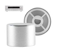 2 PCS 6MM Satin Steel Spare Universal Dimmer Knob, 24x15mm Light Switch knobs , Cap Coding Switch Cap No Indication Silver Knob Cap for Household Appliances, Kitchen Equipment, Instruments And Meters