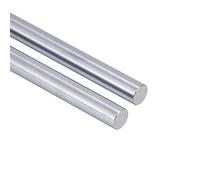 2 PCS 6mm x 1000mm (0.236 x 39.37 inches) Vigorous Linear Motion Rods, Case Hardened Chrome Shaft Linear Rail Rod Shaft for 3D Printer, DIY, CNC - Metric h8 Tolerance