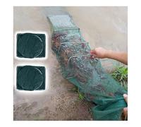 2 Pcs 7.9-52.5' Long Shrimp and Crab Bait Trap, Fish Traps Fishing Cast Net, Automatically Trap Catch More Fish Easily(Long3.7m/12.1Ft)