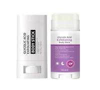 2 Pcs 7% Glycolic Acid Body Stick, Exfoliating Stick, Body Scrub, Shea Butter, Solid Exfoliator - Daily Care for Rough Texture, Dry Elbows, Knees & Heels, Underarms, Legs & Inner Thighs