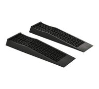 2 Pcs 70x20cm Thick Plastic Curb Ramps Anti-Slip Surface Tyre Friction HOMCOM