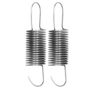 2 PCS 793604 Governor Spring Replacement for Lawn Mower Engines for Part Numbers 100602-0050-H1 and 100602-0121-B1 High Strength Metal Construction Silver Finish