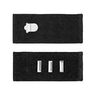 2 Pcs 8.3x3.5CM Black Hook Waist Band Extenders Adjustable Metal Hook Waistband Extender for Pants Jeans Skirts