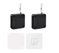 2 PCS 800G Punch-Free Door Closer with Tunnel Pull - Self-Closing Adjustable Easy Installation for Home & Office Perfect for Heavy Doors Silent Operation