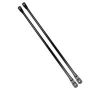 2 Pcs 80cm/31.5inch Garden Swing Replacement Rods for Hanging Swing Seat to Frame, Black Metal Round Rods