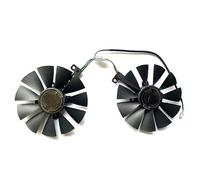 2 Pcs 87MM T129215SU 4 Pin DC 12V Graphics Heatsink Fan For ASUS EX-RX580 2048SP-8G RX470 MINING RX570 EXPEDITION OC Replacement (Color : (2 pieces))