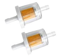 2 PCS 8mm Inline Fuel Filter Universal Gas Fuel Filters Replacement for Motorcycles, Quads, ATVs, Lawn Mowers, Small Tractors and Generators