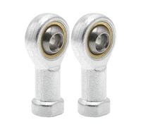 2 Pcs 8mm Internal Female Metric Thread Rod End Ball Joint Bearing SI8T/K PHSA8 Q84D