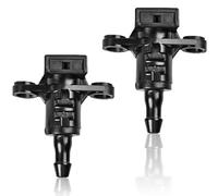2 PCS 986303X000 Windshield Washer Jets, Front Wiper Windshield Washer Nozzles Replacement Accessories Compatible with Kia Rio 2011-2016 & Kia Ceed & Pro Ceed 2nd Generation 2012-2018 Black