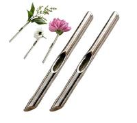 2 Pcs A Kind Brooch - Every Bloom Tells a Different Story, DIY Branch-Shaped Flower Insert Brooch Pins Charm Jewelry, Meaningful Gift, Elegant Flower Statement Brooch for Women and Men