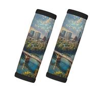 2 Pcs a Set Comfort Neoprene Austin Texas Handle Wrap Grips for Travel Bag Luggage Suitcase Door Handle