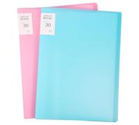 2 Pcs A3 Diamond Art Storage Book with 30 Pages Waterproof Presentation Portfolio Folder for Diamond Art Painting Presentation and Organization