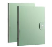 2 Pcs A3 Document Folder Display Book, Project Display Book, File Folder with 20 Pockets for Office,Home/Blue(Green)