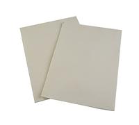 2 Pcs A4 3mm Flue Exhaust Pipe Gaskets, Heat Resistance 1260 °C Ceramic Fiber Gaskets, Thermal Insulation Sealing Sheet for Chimney Stove Flue Pipe