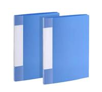 2 Pcs A4 Display Book,10/20/30/40/60 Pockets Display Folders Presentation Book, A4 Presentation Individuals Project Folder/20 Pages