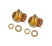 2 Pcs A500K/B500K Linear Taper Potentiometer Short Shaft Guitar Potentiometer Volume Tone Pot Easy to Use Short Split Shaft Potentiometer