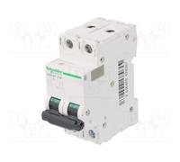 2 pcs : A9N61526 - Circuit breaker, 500VDC, Inom: 6A, Poles: 2, for DIN rail mou