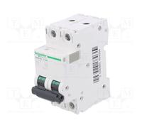 2 pcs : A9N61531 - Circuit breaker, 500VDC, Inom: 16A, Poles: 2, Charact: C, 20k
