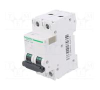 2 pcs : A9N61539 - Circuit breaker, 500VDC, Inom: 63A, Poles: 2, Charact: C, 20k