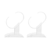 2 Pcs Acrylic Watch Display Base Stand for Bracelets and Jewelry | Stylish Showcase Prop, for Supermarket Window or Office Use, Organizes Watches and Hand Jewelry Neatly