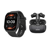 2 PCs 'Active Plus' Smart Watch & Bluetooth True Wireless Earphones Daewoo Black One Size