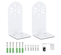 2 Pcs Adhesive Wall Mount Bracket,Security Camera WallMount,Ceiling Mounted Surveillance Bracket,Suitable for Wall Hanging and Ceiling Installation,Screws are Recommended（Included Screw）