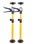 2 Pcs Adjustable Cabinet Jack Pole - Steel Telescopic Third Hand Support Rod, 40kg Capacity, for Drywall Lift Cargo Bars for Cabinet