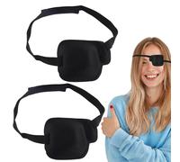 2 Pcs Adjustable Eye Patch Eye Patches for Adults Medical with Adjustable Buckle Eyepatch for Adult or Kid Suitable for Treating Lazy Eyes with Strabismus Amblyopia