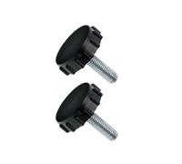 2 Pcs. Adjustable Leveling Foot Screw Suitable for Bosch Siemens Fridge Freezer - M8 x 38mm Replacement 00622591 - Adjustable Foot - Adjustment Screw Floor Balancing