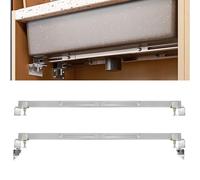 2 Pcs Adjustable Stainless Steel Undermount Sink Brackets 71-100cm Heavy Duty Kitchen & Bathroom Sink Support Durable Mounting Supports for Easy Installation