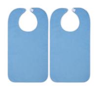 2 Pcs Adult Bibs, Adult Bibs For Elderly Washable, Washable Elders Bibs For The Elderly, Mens Bibs For Eating, Feeding Clothing Protector, Clothing Protectors For Elderly And Dis