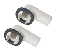 2 Pcs Air Conditioner Drain Hose Connector Pipe Elbow Tool Leak Proof Water Outlet Fitting Conditioner Nozzle for Home and Professional Appliance Parts Conditioner