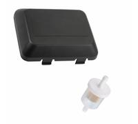 2 Pcs Air Filter Cover & Petrol Filter Kit, Impact Resistant Replacement for 17231-Z0L-050, Compatible with Honda GCV160 GC160 GC135 Engine, Anti-Aging Housing Spares for Lawn Mower