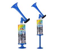 2 Pcs Air Horn CHUNLINLAODA-Handheld Pump Super Loud Extra Loud Air Horn Handheld Ai/r Hor/n Pump For Car Marine Boats Sports Events Camping Universal Rave Extra Lou/d Sound Noise Maker (Blue)