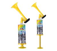 2 Pcs Air Horn CHUNLINLAODA-Handheld Pump Super Loud Extra Loud Air Horn Handheld Ai/r Hor/n Pump For Car Marine Boats Sports Events Camping Universal Rave Extra Lou/d Sound Noise Maker (Yellow)