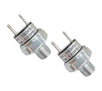 2 PCS Air Pressure Switch, 120-150 PSI Adjustable Dual Set Point Control Valve with 1/8" NPT, Waterproof Metal Housing for Automotive Horn and Industrial Air Systems