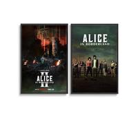 2 PCS Alice Poster in Borderland Tv Series Vintage Cover Wall Art Canvas Posters Room Decorative Aesthetic Print Decor 12x18inch(30x45cm) Style-4