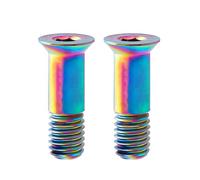 2 PCS Alloy Bicycle Rear Derailleur Pulley Screw Guide Wheel Fixed Bolt Road Bike Accessories Parts Guide Wheel Gear Cycling Accessories Maintenance Tools Mountain Parts Road