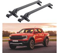 2 PCS Aluminium Car Roof Rack Bars for Ford Ranger Raptor 2015-2022, Rooftop Luggage Carrier Crossbar Cargo Transportrack Rail Rack Cross Bar