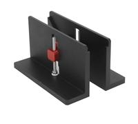 2 Pcs Aluminum Alloy Adjustable Right Angle Grooved Photo Frame Drawer Corner Grooved Clip