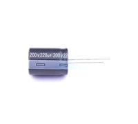 2 Pcs Aluminum Electrolytic Capacitor Dip 220uF±20% 200V Radial Lead, 18x25mm EWH2DM221M25OT Energy storage elements