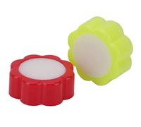 2 Pcs and Durable Counting Sponge Flower Shape Sponge Finger Wet for Counting Cash Money for Office Bank Use Red+YellowUseful and Fashion