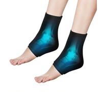 2 pcs Ankle Ice Pack for Injuries, Reusable Gel Cold Compress Pack and Hot Therapy for Achilles Tendon, Flexible Foot Ice Pack for Achilles Tendonitis, Plantar Fasciitis, Surgery, Sprained, Heel Pain
